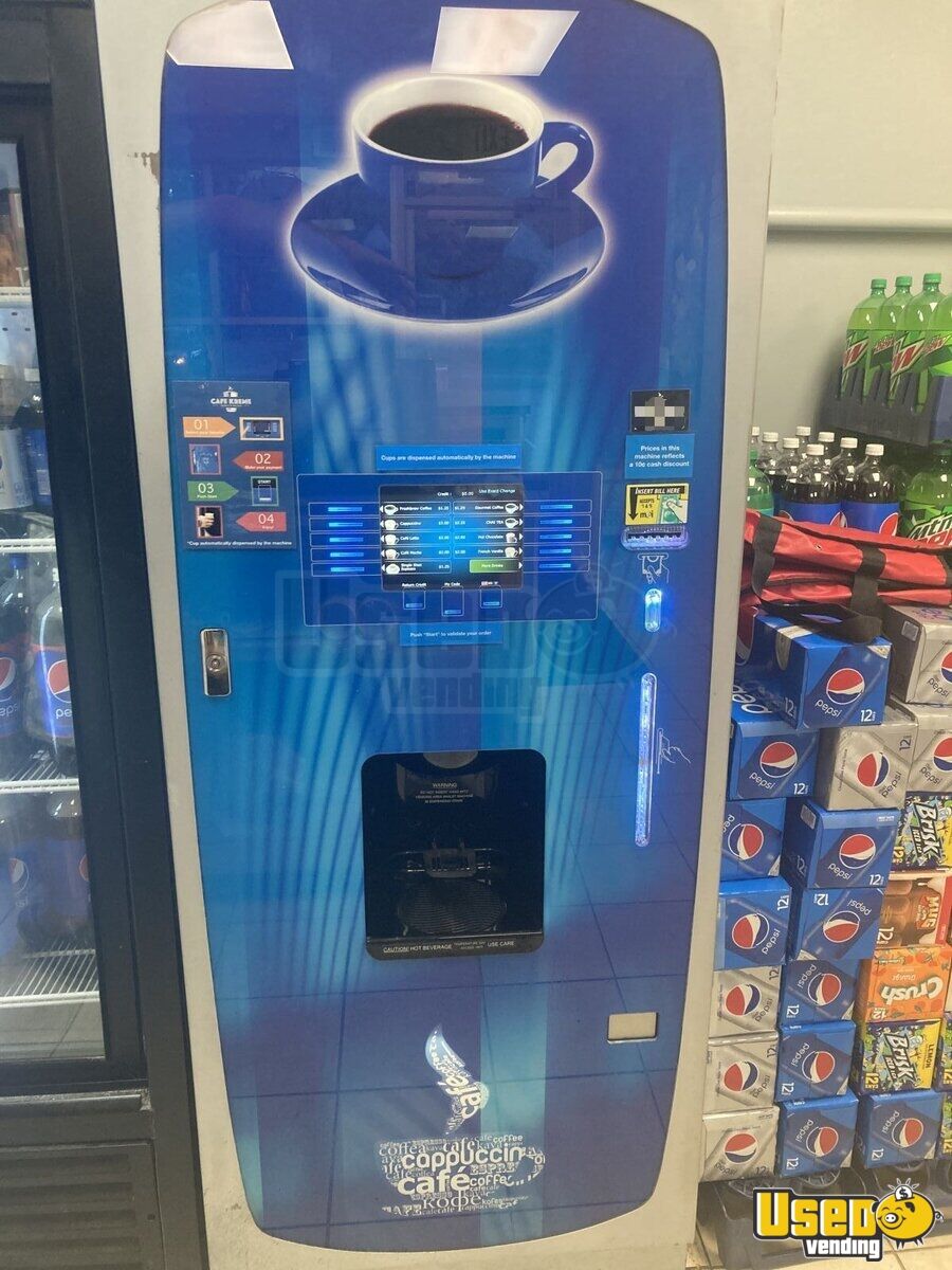 2016 Crane Voce Media Coffee Cappuccino Vending Machine For Sale in