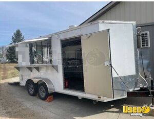 2017 2017 C & W Trailer Kitchen Food Trailer Exterior Customer Counter Michigan for Sale