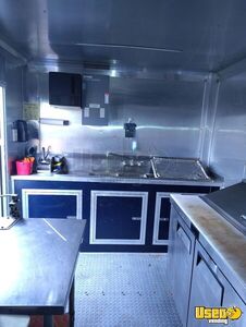 2017 28 Ft Barbecue Food Trailer Stainless Steel Wall Covers Arkansas for Sale