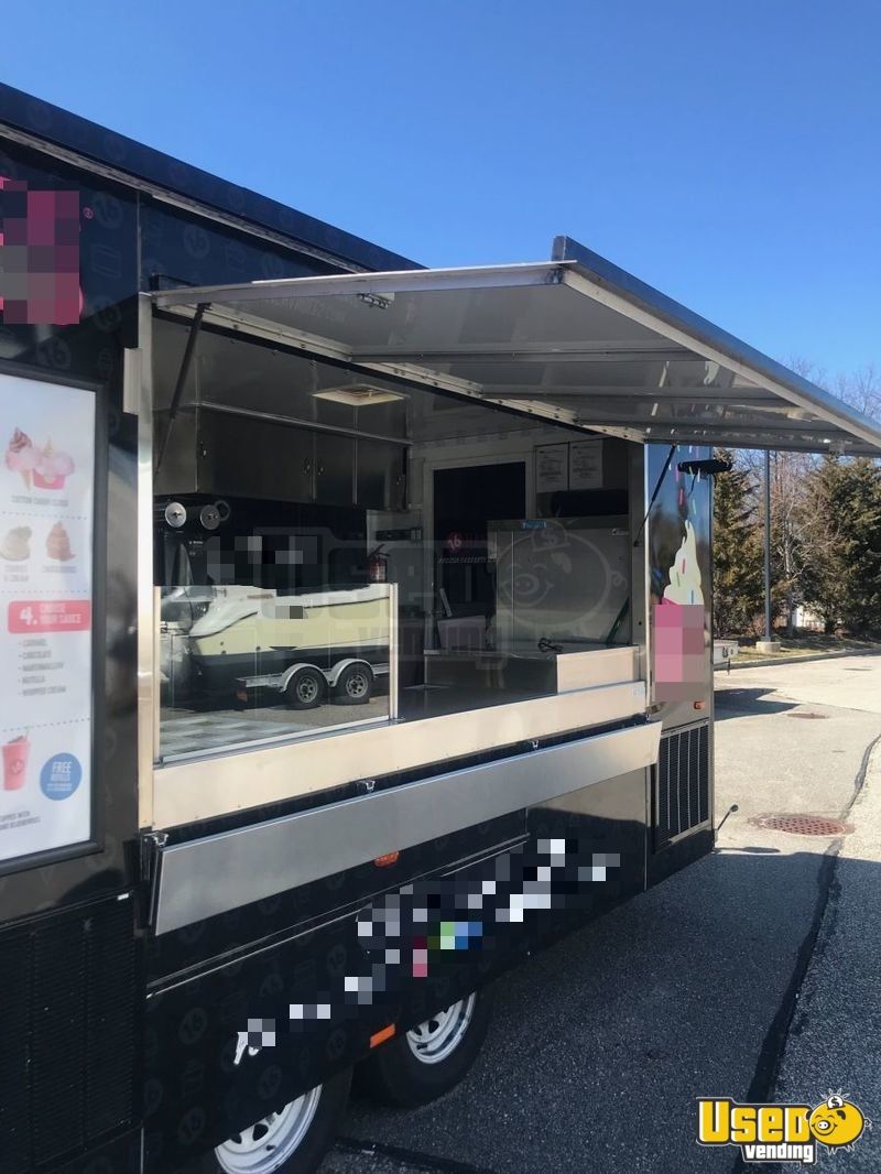 2017 8 X 18 Ice Cream Froyo Concession Trailer For Sale In New York
