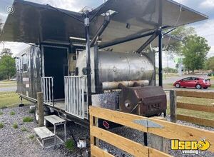 2017 Barbecue Concession Trailer Barbecue Food Trailer Air Conditioning Florida for Sale