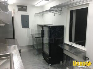 2017 Barbecue Concession Trailer Barbecue Food Trailer Diamond Plated Aluminum Flooring California for Sale