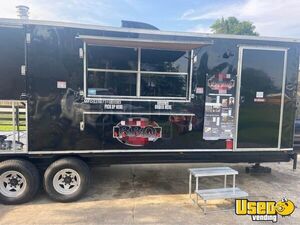 2017 Barbecue Concession Trailer Barbecue Food Trailer Diamond Plated Aluminum Flooring Florida for Sale