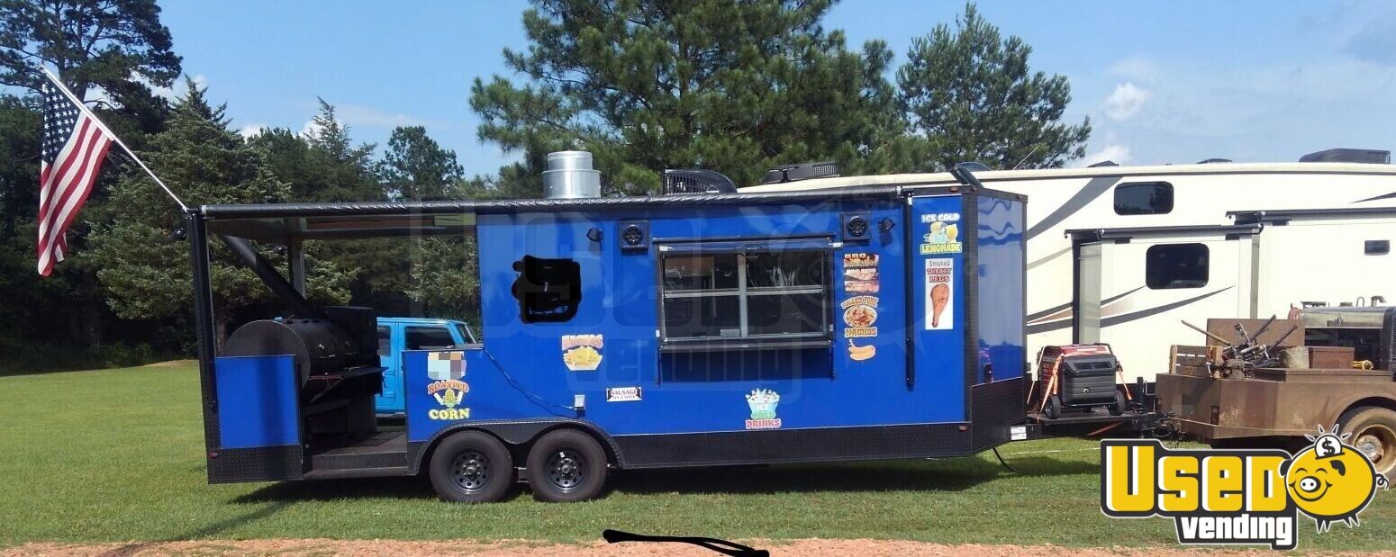 2017 Freedom 8' x 22' Barbecue Concession Trailer with 8' Porch and