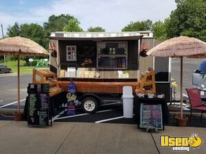 2017 Beverage Trailer Beverage - Coffee Trailer Diamond Plated Aluminum Flooring Tennessee for Sale