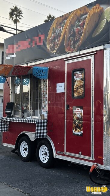2017 Carrier Kitchen Food Trailer California Gas Engine for Sale