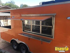 2017 Concession Trailer Kitchen Food Trailer Stainless Steel Wall Covers California for Sale