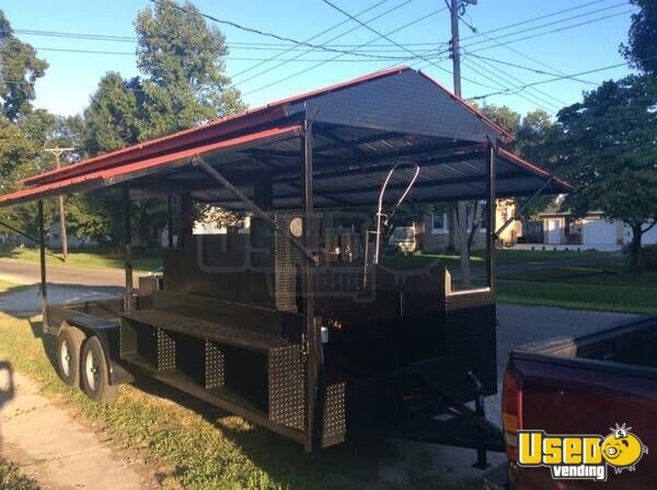 2017 Custom Barbecue Food Trailer Illinois for Sale