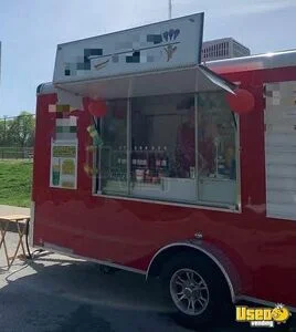 2017 Food Concession Trailer Concession Trailer Exterior Lighting Texas for Sale
