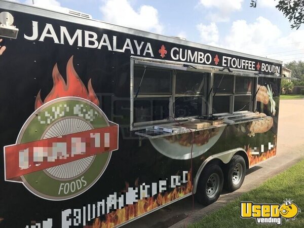 2017 Food Concession Trailer Kitchen Food Trailer Air Conditioning Texas for Sale