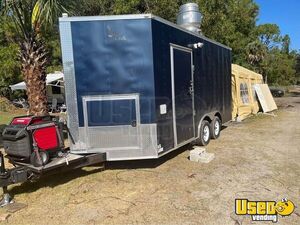 2017 Food Concession Trailer Kitchen Food Trailer Exterior Customer Counter Florida for Sale