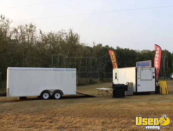 2017 Food Concession Trailer + Storage Trailer Concession Trailer Minnesota for Sale