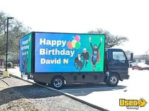 2017 Fuso Fe 130 Mobile Billboard Truck 8 Texas Diesel Engine for Sale