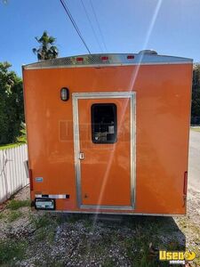 2017 Kitchen Food Trailer Diamond Plated Aluminum Flooring Florida for Sale