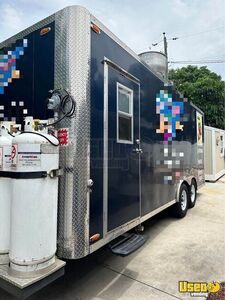 2017 Kitchen Food Trailer Diamond Plated Aluminum Flooring Florida for Sale