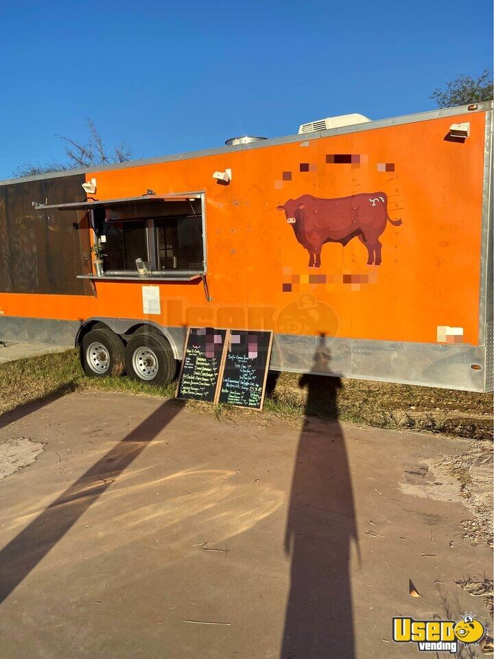2017 8.5' x 24' Kitchen Food Trailer with Porch Concession Food