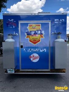 2017 Kitchen Trailer Kitchen Food Trailer Diamond Plated Aluminum Flooring Florida for Sale