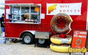 2017 Mini Donut Concession Trailer Concession Trailer Air Conditioning Texas for Sale