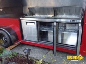 2017 Red18' Pizza Trailer Exterior Lighting Washington for Sale