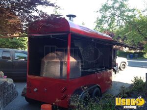 2017 Red18' Pizza Trailer Stainless Steel Wall Covers Washington for Sale