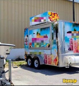 2017 Shaved Ice/smoothie Trailer Concession Trailer Concession Window Florida for Sale