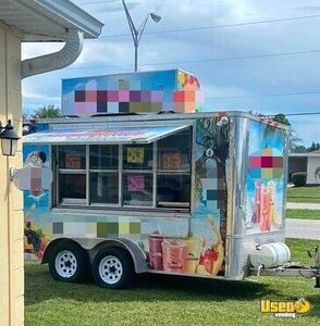 2017 Shaved Ice/smoothie Trailer Concession Trailer Deep Freezer Florida for Sale