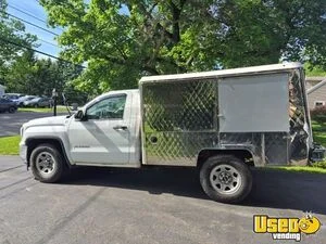 2017 Siera 1500 Lunch Serving Food Truck Stainless Steel Wall Covers New York Gas Engine for Sale
