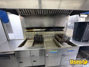 2017 Tl Food Concession Trailer Kitchen Food Trailer Stainless Steel Wall Covers Indiana for Sale