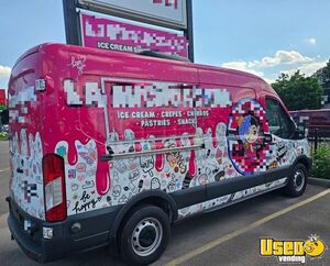 2017 Transit T-150 High Roof Ice Cream Truck Concession Window Minnesota Gas Engine for Sale