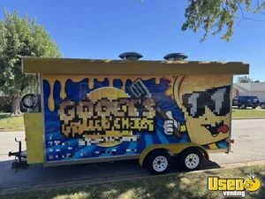 2018 16' Food Concession Trailer Kitchen Food Trailer Stainless Steel Wall Covers Missouri for Sale
