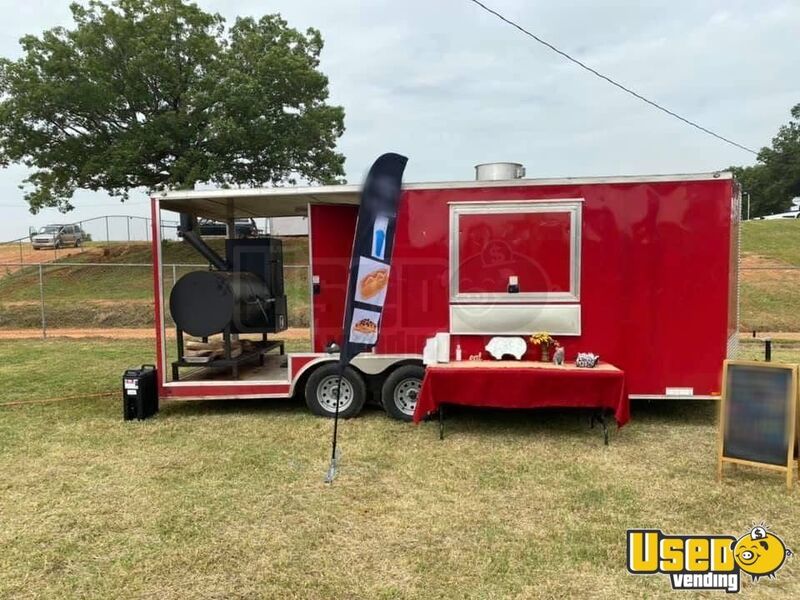 2018 2018 Dias 8.5x20 Ta Barbecue Food Trailer Georgia for Sale