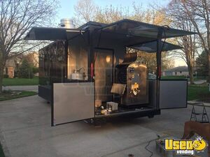 2018 22’ Custom Barbecue Concession Trailer Barbecue Food Trailer Indiana Gas Engine for Sale