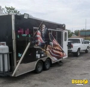 2018 8.5*18 Box ..with Extended Tounge Kitchen Food Trailer Air Conditioning Ohio for Sale