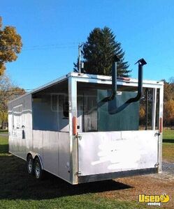 2018 8.5x24ta3 Barbecue Concession Trailer Barbecue Food Trailer Spare Tire Pennsylvania for Sale