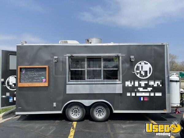 2018 At85x18ta3 Kitchen Concession Trailer Kitchen Food Trailer Wisconsin for Sale