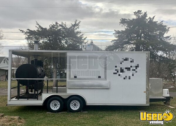 2018 Barbecue Concession Trailer Barbecue Food Trailer New York for Sale