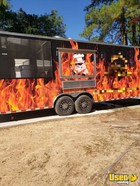 2018 Barbecue Food Concession Trailer Barbecue Food Trailer Air Conditioning North Carolina for Sale