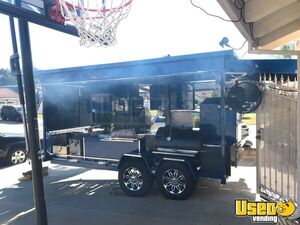 2018 Barbecue Trailer Barbecue Food Trailer Exterior Lighting California for Sale