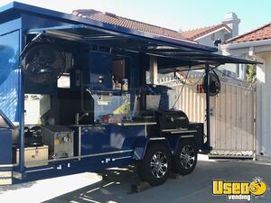 2018 Barbecue Trailer Barbecue Food Trailer Interior Lighting California for Sale