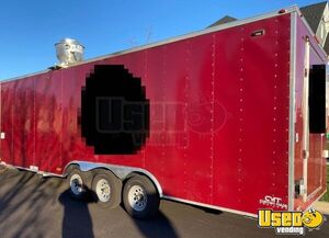 2018 Bbq Concession Trailer Barbecue Food Trailer Floor Drains Illinois for Sale
