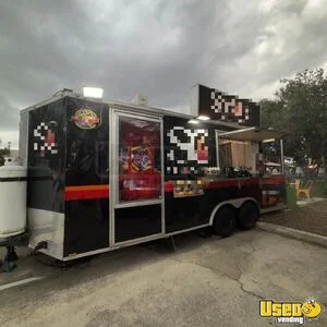 2018 22' Barbecue Kitchen Food Concession Trailer with Smoker for Sale in Florida!