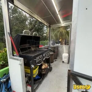 2018 Bbq Food Trailer Barbecue Food Trailer Spare Tire Florida for Sale