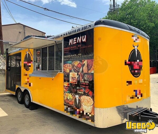 2018 Blazer Barbecue Concession Trailer Barbecue Food Trailer Texas for Sale