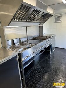 2018 Cargo Kitchen Food Trailer Diamond Plated Aluminum Flooring Florida for Sale