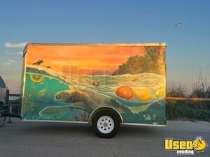 2018 Concession Trailer Concession Trailer Stainless Steel Wall Covers Florida for Sale