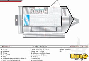 2018 Concession Trailer Concession Trailer Work Table Florida for Sale