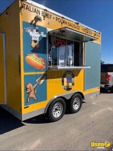 2018 Concession Trailer Kitchen Food Trailer Air Conditioning Texas for Sale