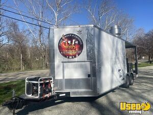 2018 Emp Barbecue Concession Trailer Barbecue Food Trailer Spare Tire Indiana for Sale