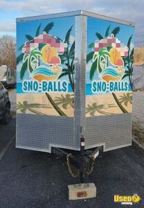 2018 Enclosed Snowball Concession Trailer Snowball Trailer Concession Window Tennessee for Sale
