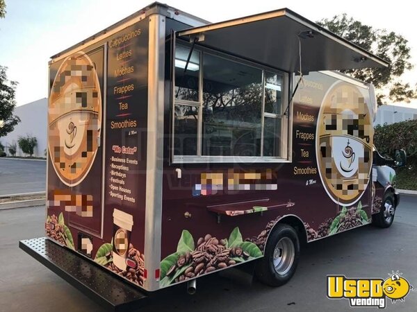 2018 Express Cutaway 14' Coffee Truck Coffee & Beverage Truck Fresh Water Tank Kentucky Gas Engine for Sale